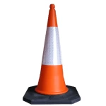 Reflective traffic warning triangle orange color weight 4.63kg height 75cm        