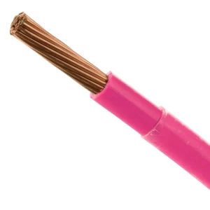 6 AWG THHN/THWN Stranded Copper Wire, 600V, PVC Insulation, Nylon Jacket, Pink | Asharqiyah Cables Company for Industry