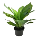 Artificial fern plant, length 32 cm, green and pink color