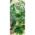 Decorative wall mural tropical design, size 86×200cm, green color