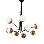 Modern design chandelier, Size 57×25 cm,  Gold