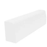 Road curbstone, 90 ×30 cm , thickness 12/15 cm, white color, weight 93 kg
