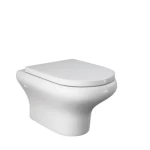 Wall Mounted Ceramic Toilet Turkish, Round, White
