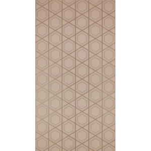 Wallpaper Geometric Design 10 m x 0.53 m Brown, Model 17462 | Balbaid Decor Company