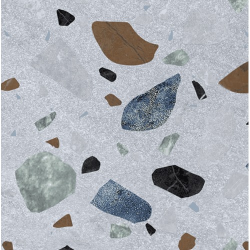 Ceramic Flooring 14 mm Thick, Size 45x45 cm Matte Grey | Riyadh Ceramics