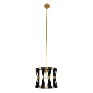 Decorative Modern Hanging Ceiling Lamp 143.2x40 cm, Black Color | 49488