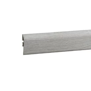Decorative Wooden Skirting 240x4.5x0.8 cm, Gray Color | Abyat Company