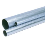 Electrical Metallic Tube [EMT]  Outside Diameter 12.7 mm Thickness 1 mm Silver Color  Alrouf Factory