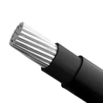 150mm 0.6/1kV Single Core Electrical Cable, Stranded Aluminum Conductor ,PVC Insulated and Sheathed, Black Color, 1000  M Length| BAHRA 