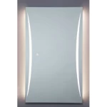 مراية ليد صيني مستطيل الشكل مقاس 100×60 سم، سماكة 4 مم، لون ابيض 