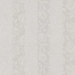Italian striped wall Covering, size 10 m x 1.06 m, pale gray color, model 5445  