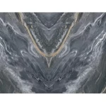 Open Book Marble Alternative for Luxury Entrances, Size 120×290 cm, Dark grey with White veins Color, Model OP-20