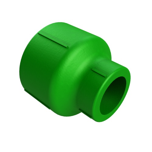 PPR Reducer Size 32×20 mm Diameter 32.0 mm Green | Al-Rajhi Pipes