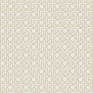 ورق حائط بلجيكي 10 م×0.53 م لون ذهبي تصميم شرقية | شركة ابيات