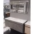 Marble Surface Ceramic Hand Washbasin Size 120 cm, Cement Grey Color with Wooden Cabinet