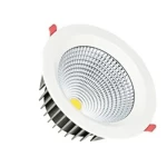Recessed Indoor Downlight, Aluminum Body, 100mm Size, 110/220V, 3000K, 11W