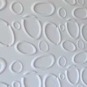 3D Decorative Wall Panels 50x50 cm White Color Design Splashs | 