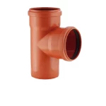 قسام UPVC شانل مقاس 75 مم اللون برتقالي