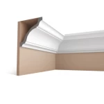 PU Foam Ceiling Accessory, Size 244x18x18 cm, White Color | Zakharef Company