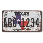 لوحة ديكور حائط معدنية بيضاء، مقاس 30x15 سم