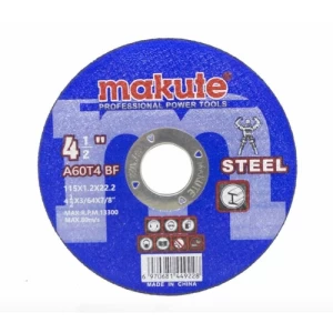 Stainless Steel Cutting Wheel 4.5 inch, 115×1.2×22.2 mm, 13300 rpm | Makute