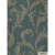 Italian Wallpaper Turquoise Color leaf-Patterned Design, Size 10mx0.73m, Model 305016