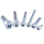 White Zinc Plated Allen Bolt DIN 912,   Grade 8.8, Size 18 mm, Length 50 mm | Aobsco Company