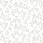 ورق حائط تصميم مشجر، لون ابيض ثلجي رمادي، مقاس 15.6 م×106 سم