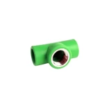 قسام PPR مع سنه انثى مقاس 32x3/4 ملي قطر خارجي 42 ملي لون اخضر | مصنع القبلان