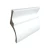 White Fiber Panels for Walls and Columns, size 240×7.1×4.2 cm, white color 