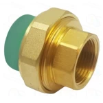 Plastic PPR Female Union Almona Size 63 mm x 2 inch   Weight 924 g  Green Color