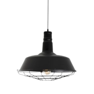 Decorative Hanging Pendant Height 32 cm Diameter 37 cm Black | 4001-2