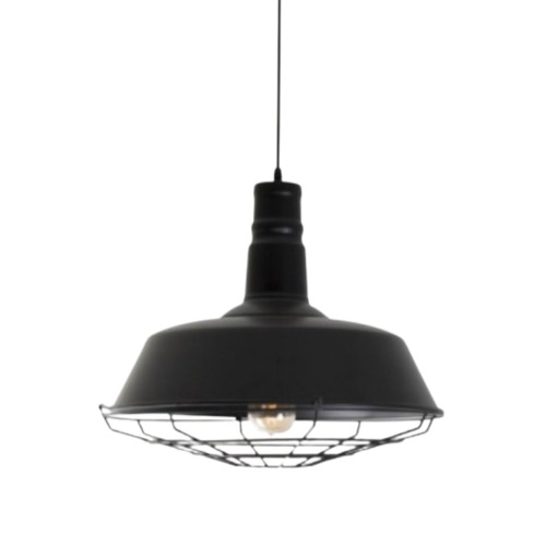 Decorative Hanging Pendant Height 32 cm Diameter 37 cm Black | 4001-2