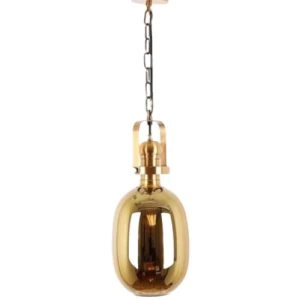 Gold Ceiling Hanging Fixture Classic Design, 100 cm Wire, 45x20 cm | Matkel Store