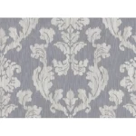 ورق جداري ايطالي لون رمادي، طول 10 م، عرض 1.06 م، موديل 3047