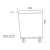Iron Waste Container 2000×1060×1240 mm 2 Cubic Yards 2 mm Thickness Green | Matkel Store - Image 4