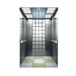 Metallic Elevator with Modern Metallic Design, Etched Mirror Wall, Acrylic Light Ceiling, PVC Flooring, 16-Person Capacity, 1250 KG Load, Speed 1.5 m/s