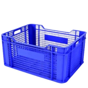 HDPE Plastic Storage Box 51×39×24 cm, Blue Color | AL-FURIDI FACTORY FOR PLASTIC INDUSTRIES
