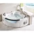 Corner  Jacuzzi Bath Size 154×154 cm, Pluto Brand White