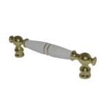  ماسكة مطبخ ، لون ذهبي ف ابيض 