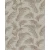 Leaf-patterned wall covering light brown, length 10m, width 1.06 m, model 46736