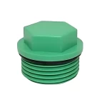 PPR Cap Thread Male Size 1/2 inch, Green Color | Al Zamil