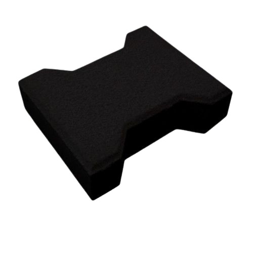 Behaton Interlock Paver Tiles 60 mm Thickness 198x163 mm Black | Opal United Factory For Concrete Products