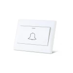 مفتاح جرس 10 أمبير فوتينا، لون أبيض، مقاس 7×7 سم