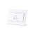 مفتاح جرس 10 أمبير فوتينا، لون أبيض، مقاس 7×7 سم