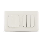 مفتاح انارة سداسي 10 أمبير، لون ابيض، 7×14 سم، 250 فولت | سبكترا