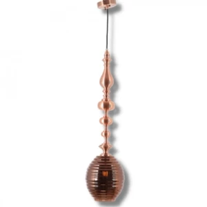 Bronze Ceiling Pendant Classic Design, 80 cm Cable, Size 80x20 cm | Matkel Store