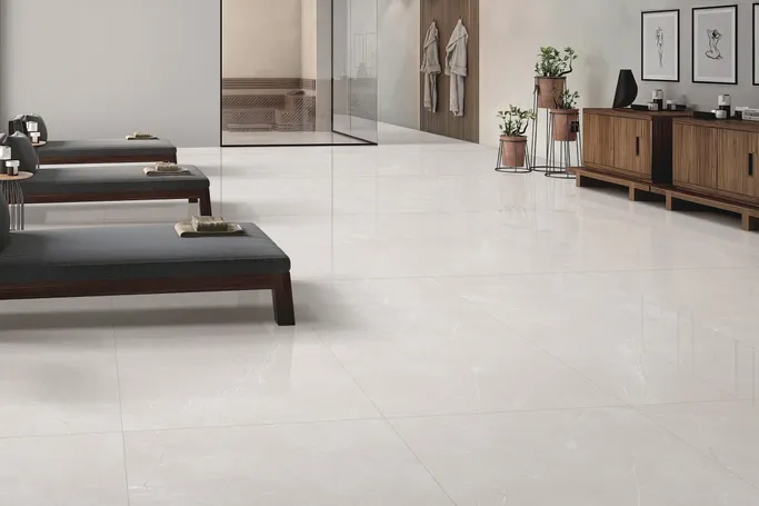 بلاط بورسلان ارضيات مقاس 160 ×80 سم، لون رمادي، موديل Ashpar | شركة ابيات