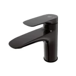 Washbasin Faucet, Shinny Titanium, Size 15.4×16×4.4 cm