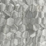 Selleny Porcelain tiles designed for walls and floors, size 16×14 cm, grey color, thickness 9 mm